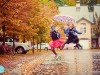 фотосессия для подружек осень