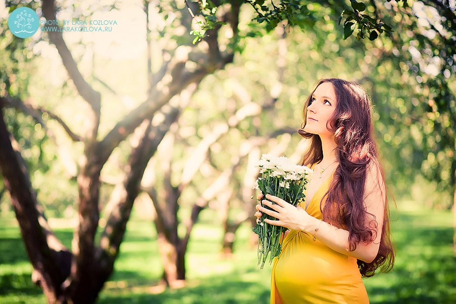 Фотосессия беременности в парке Коломенское