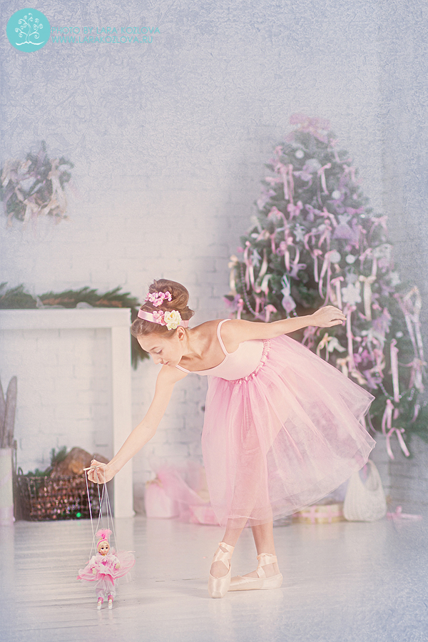 рождественская сказка фотосессия балерина