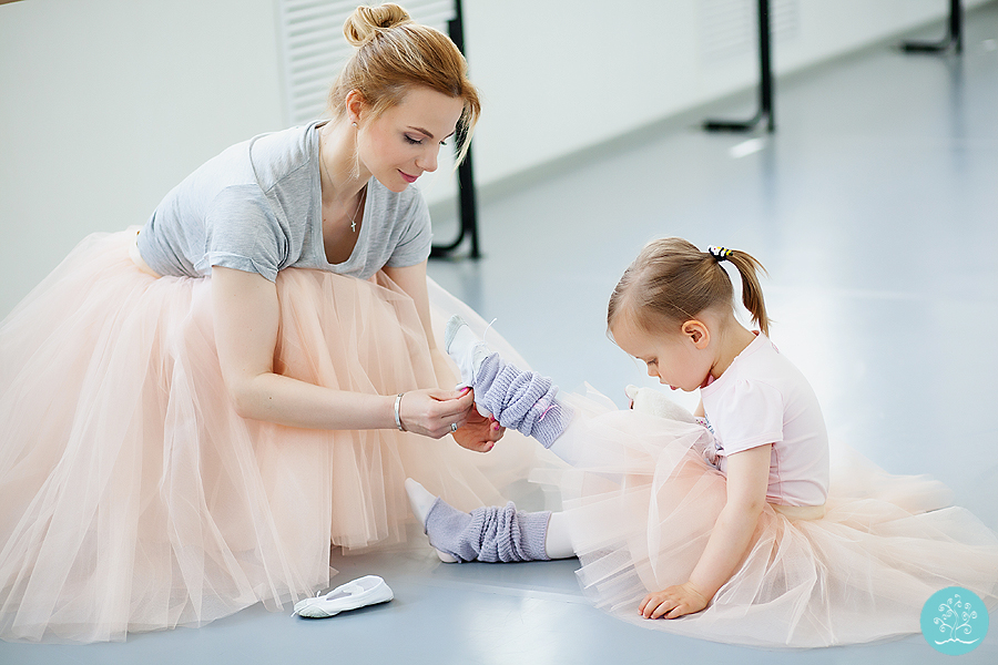 фотосессия маленькой балерины